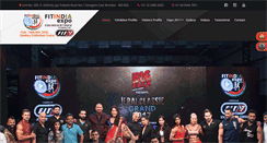 Desktop Screenshot of fitindiaexpo.com